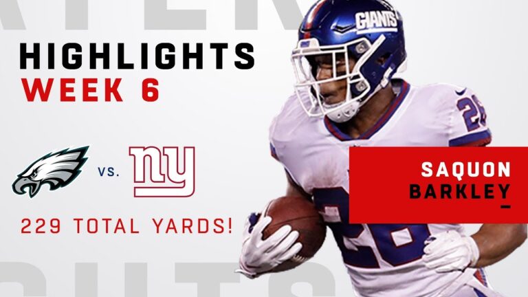 Saquon Barkley Continues to Shine in the NFL