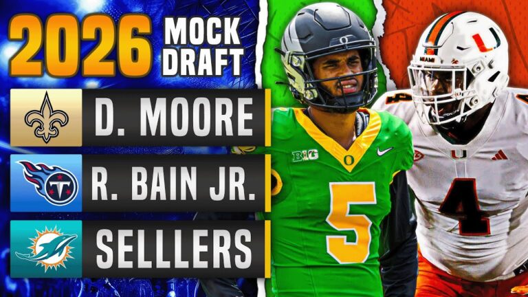2026 NFL Mock Draft: Predictions and Projections