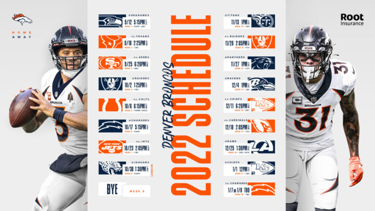Exploring the Broncos Schedule for the 2023 NFL Season