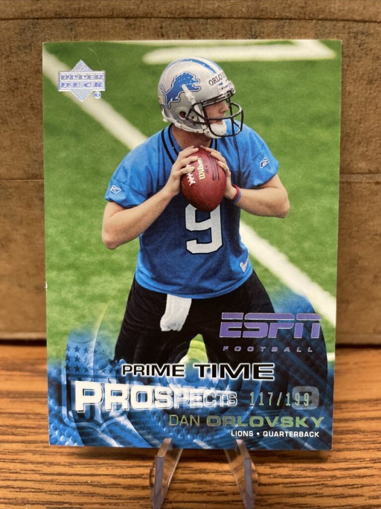 The Journey of Dan Orlovsky from NFL Quarterback to Commentator