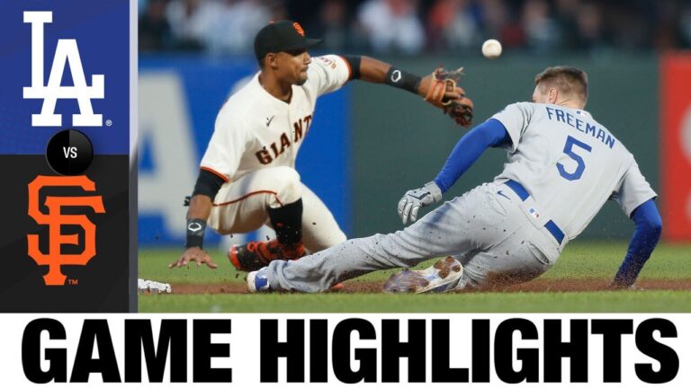 The Lastest Showdown: Dodgers vs Giants Rivalry
