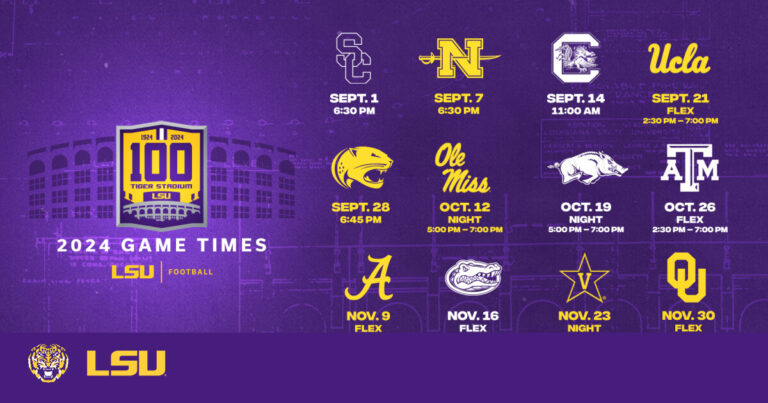 2023 LSU Football Schedule: Key Games and Updates