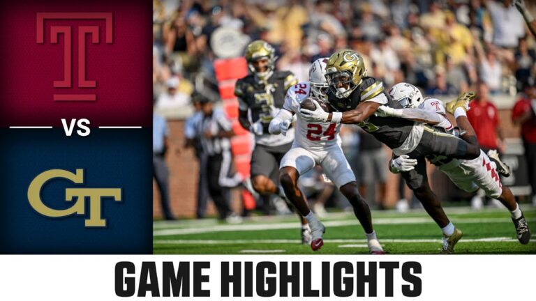 Temple vs Georgia Tech: A Critical College Football Showdown