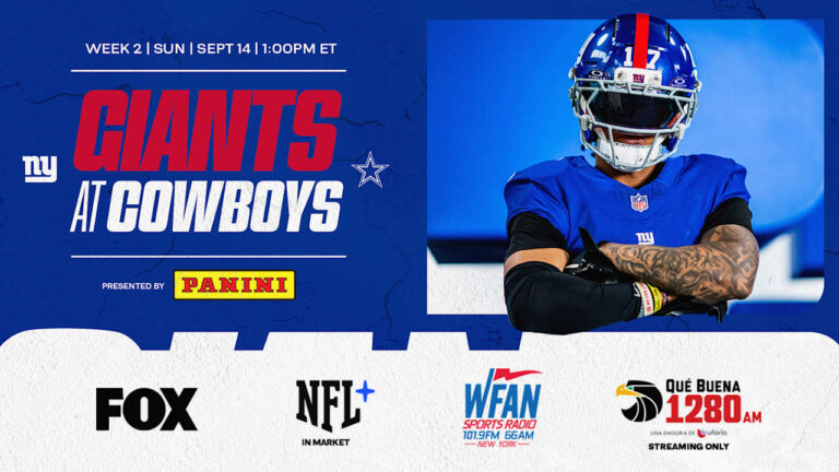 Where to Watch the Dallas Cowboys vs New York Giants Game