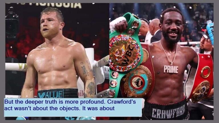 The Reason Behind Crawford Returning Belts to Canelo Alvarez