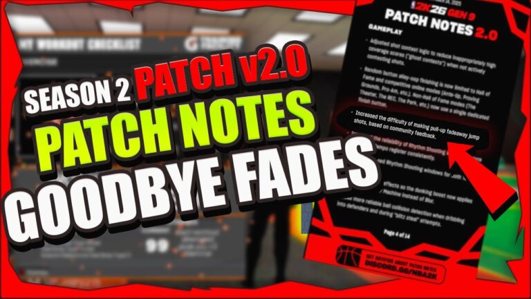 Exploring the Latest 2K26 Patch Notes