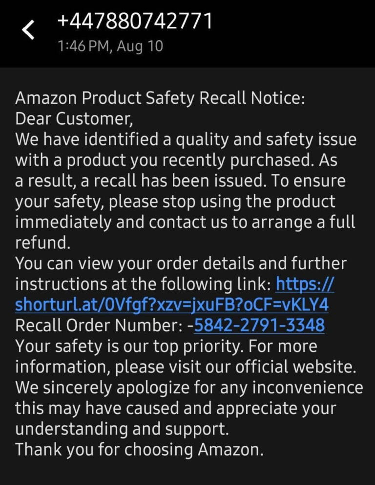 Understanding Amazon Product Recall Alerts