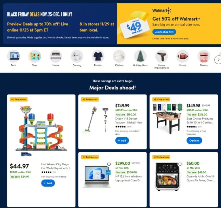 Unveiling Black Friday Deals at Walmart for 2023