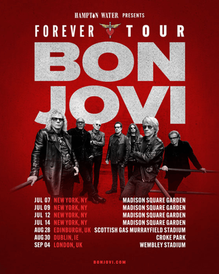 Bon Jovi Tour 2026: Ticket Information and Details