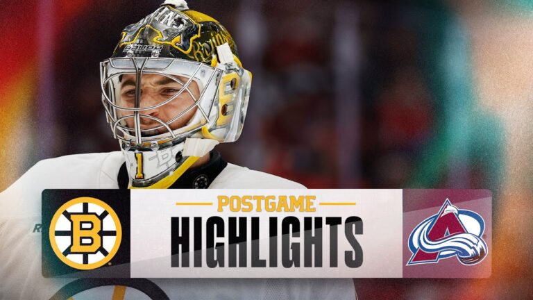 Bruins vs Avalanche: A Clash of Titans in the NHL