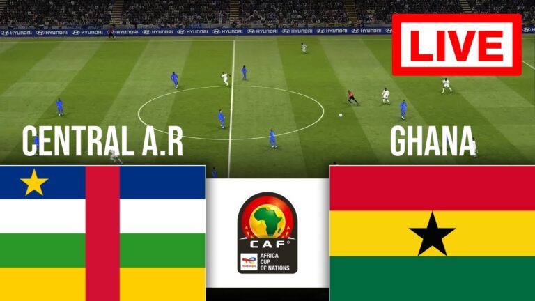 Central African Republic vs Ghana: A Clash of African Footballing Giants