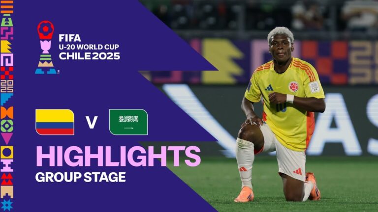 Colombia U-20 vs Saudi Arabia U-20: A Thrilling Encounter
