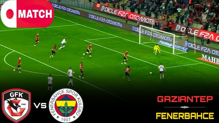 Gaziantep vs Fenerbahçe: A Thrilling Clash in Turkish Football