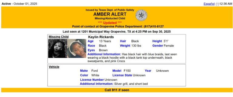 Kaylin Rickards Amber Alert: Recent Developments and Importance