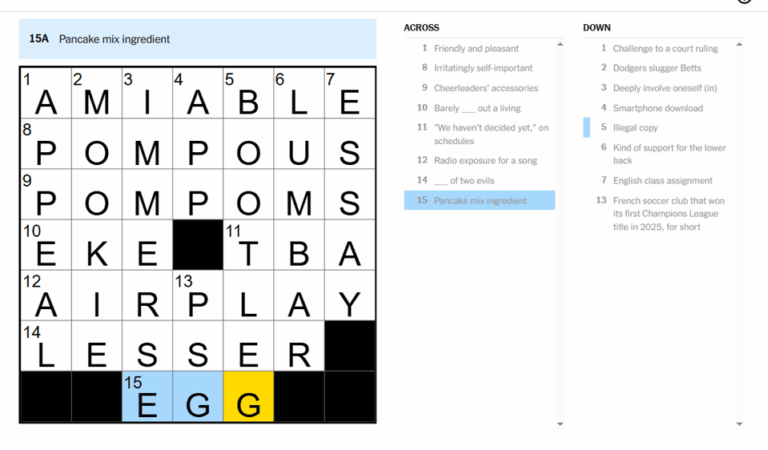 Unlocking Mini Crossword Answers: Tips and Solutions