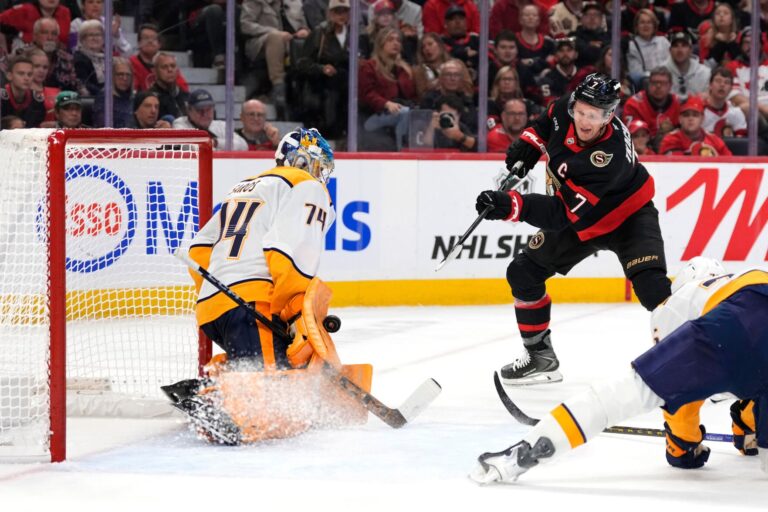 Predators vs Senators: A Recap of Recent NHL Showdowns