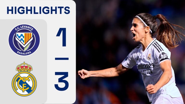 Real Madrid C. F. Femenino Takes on Levante Badalona in Key Match