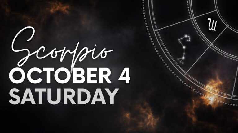 Daily Horoscope: Insights for Saturday, October 4th
