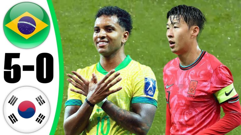 The Rising Rivalry: South Korea vs Brazil in Football