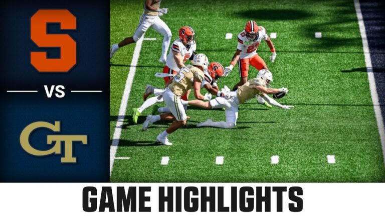 Syracuse vs Georgia Tech: A Crucial College Football Showdown