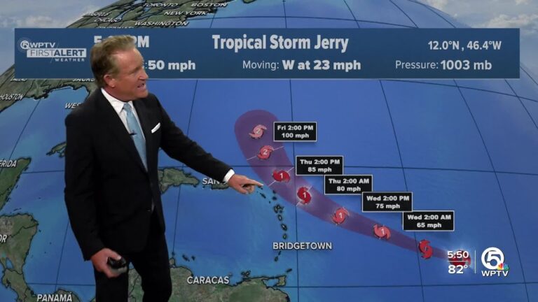 Tropical Storm Jerry: Updates and Impact