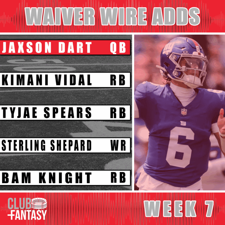 Essential Week 7 Waiver Wire Targets for Fantasy Football
