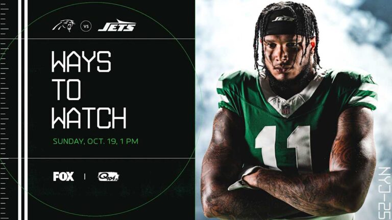 Where to Watch the New York Jets vs Carolina Panthers