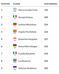 Understanding the Current WTA Rankings in Women’s Tennis