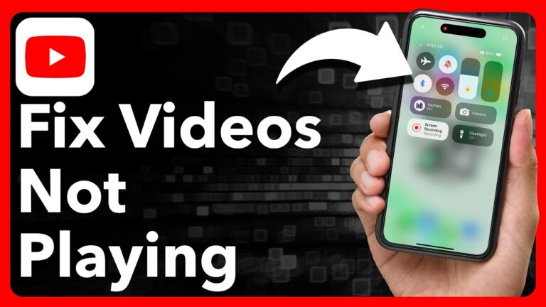 YouTube Not Playing Videos: Troubleshooting Guide