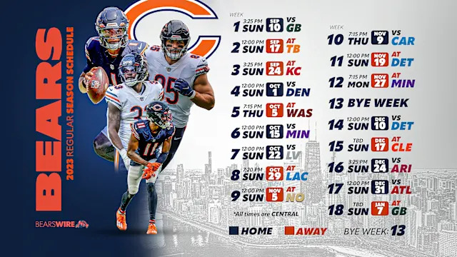 Chicago Bears Schedule: Key Games in the 2023 NFL Season