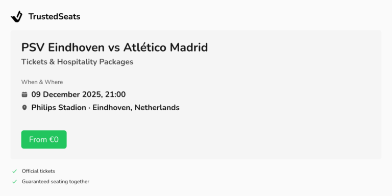 PSV Eindhoven Set to Face Atlético Madrid in Key Clash