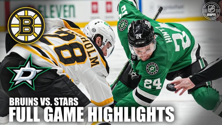 Bruins vs Stars: A Thrilling Matchup in NHL Action