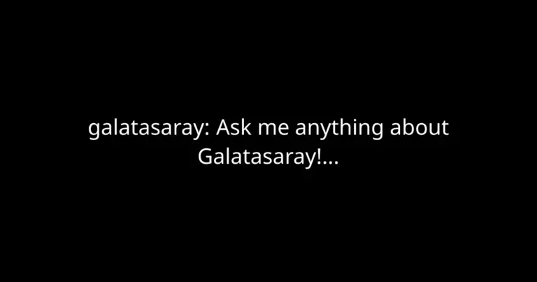The Legacy of Galatasaray in Turkish Football