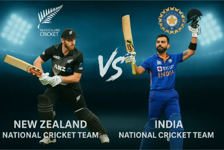 New Zealand National Cricket Team vs India National Cricket Team: Match Scorecard