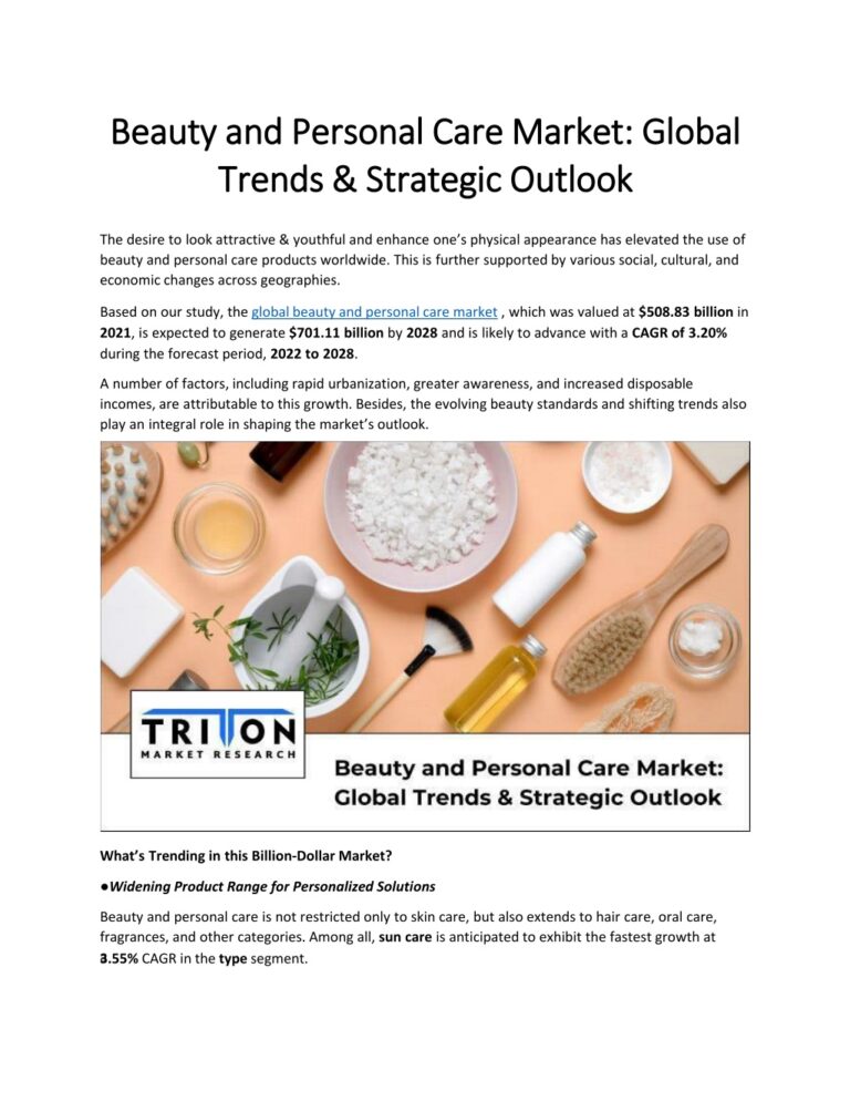 The Importance of Personal Care in Our Daily Lives