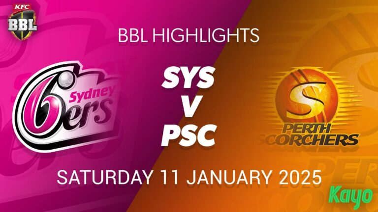 Perth Scorchers vs Sydney Sixers: Highlights and Analysis