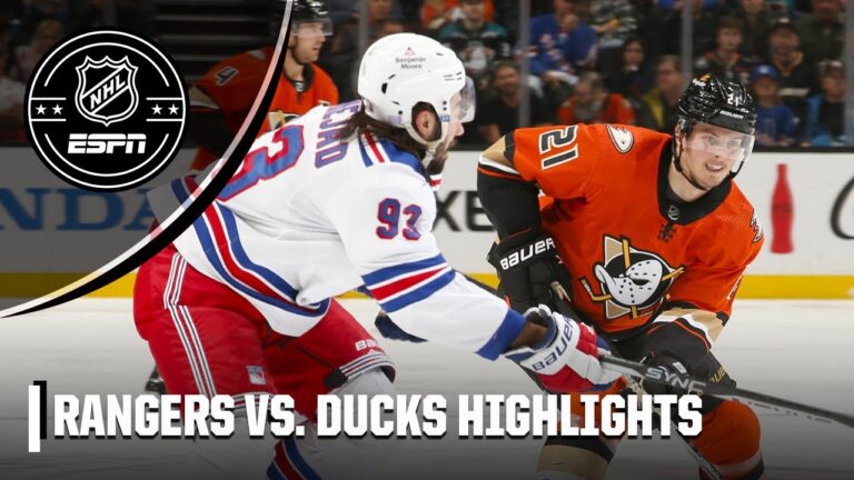 Rangers vs Ducks: A Thrilling NHL Showdown