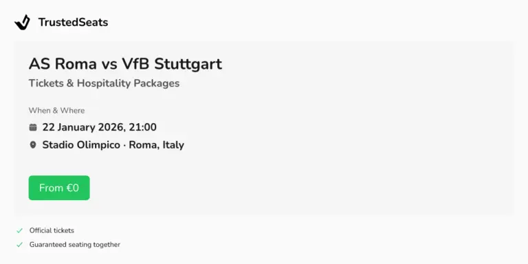 Upcoming Clash: Roma vs VfB Stuttgart