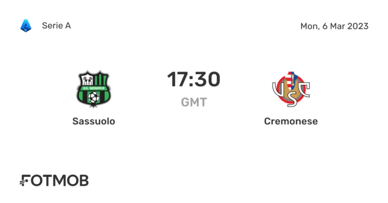 Sassuolo vs Cremonese: Match Highlights and Analysis