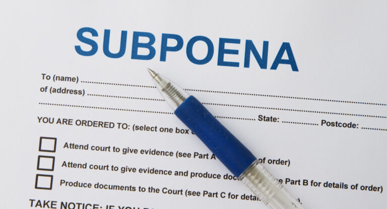 The Importance of Subpoena in Legal Proceedings