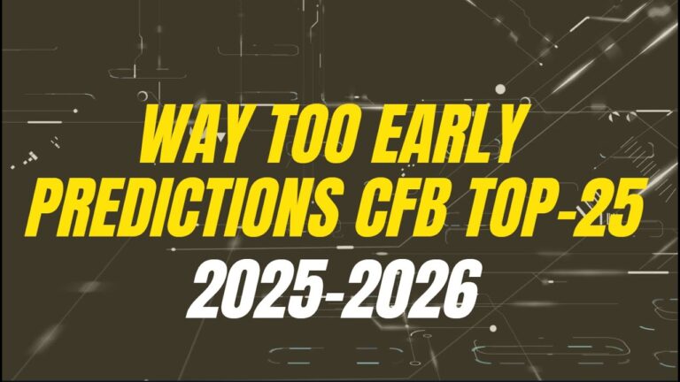 Way Too Early Top 25 Rankings for College Football 2024