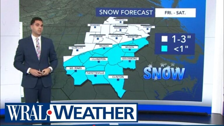 Current WRAL Weather Updates and Forecast