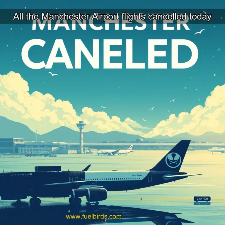 Current Status of Flights at Manchester Airport