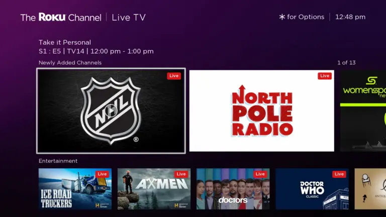 Explore New Free Channels on Roku