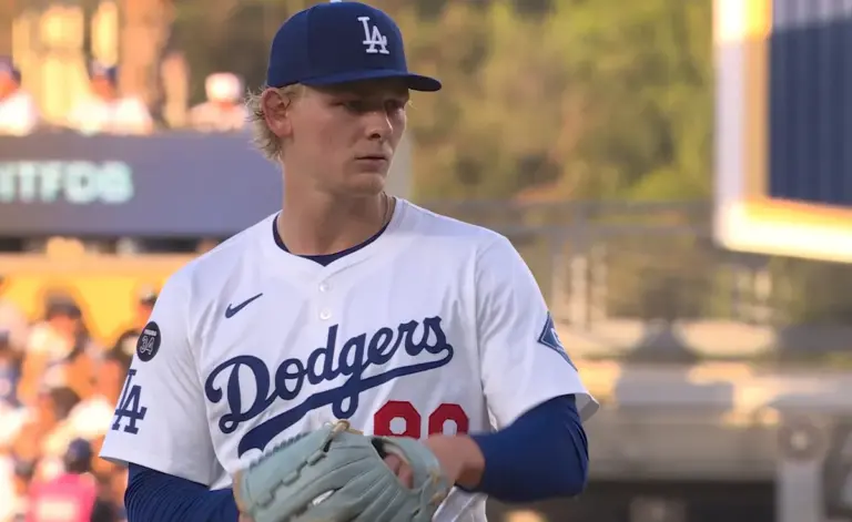 Emmet Sheehan Takes the Mound for the Dodgers in 2026 Season Opener
