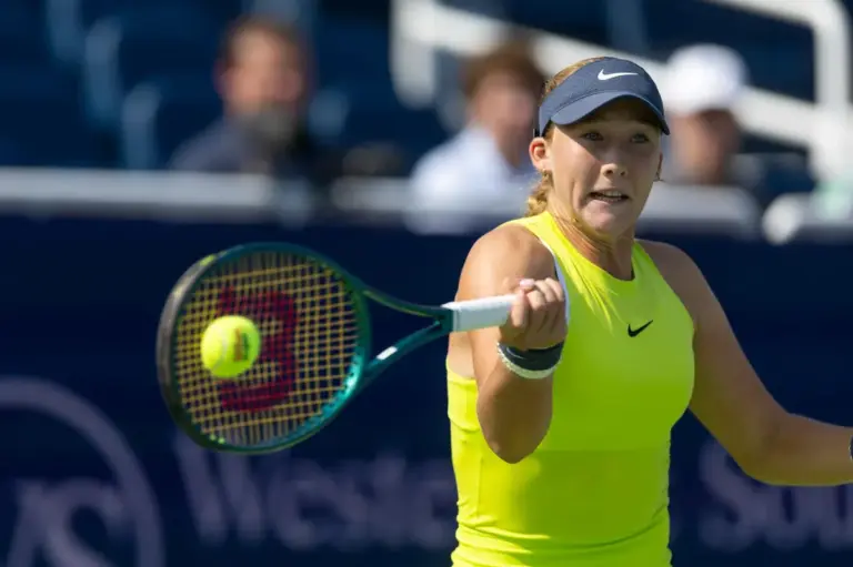 Mirra andreeva faces early exit at Indian Wells