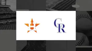 astros vs rockies — US news