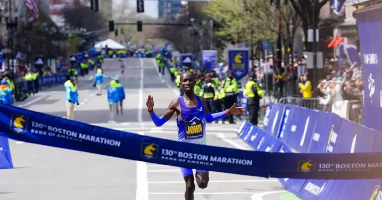 Boston Marathon Results: John Korir and Sharon Lokedi Defend Titles