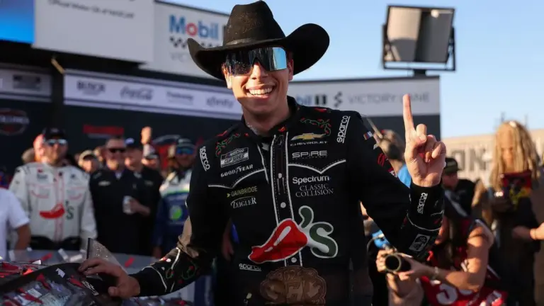 Carson Hocevar Celebrates First NASCAR Cup Series Win