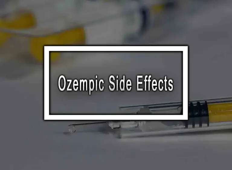 Ozempic side effects: Exploring : What Users Should Know